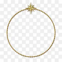 金色星星圆环