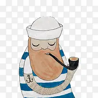 吸烟的水手
