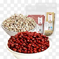 高清摄影健康食材红豆薏米