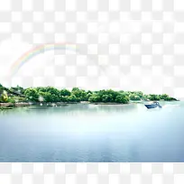 彩虹湖景