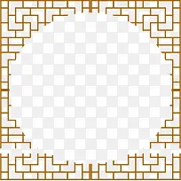 中式边框设计婚礼装饰