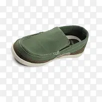 绿色时尚帆布鞋电商男鞋