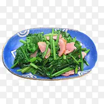 培根炒菠菜