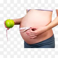 苹果孕妇高清免扣素材