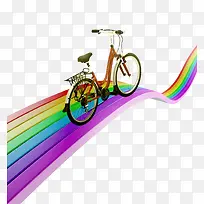 彩虹自行车