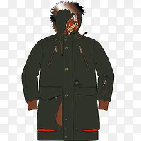 中款羽绒服