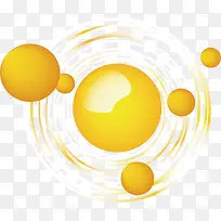 黄色原子矢量