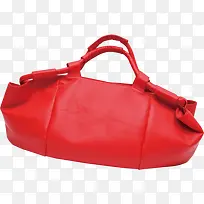 红色女士斜挎包手提包