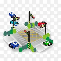马路交通图案