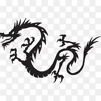 黑色祥龙