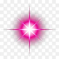 紫色闪耀光芒