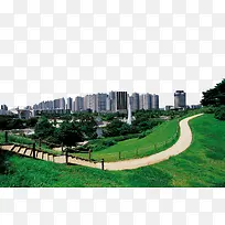 首尔奥林匹克公园风景图