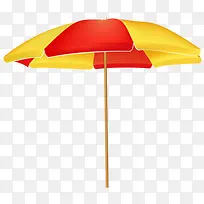 夏季海滩日光伞免抠素材