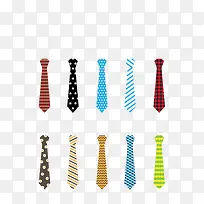 一组领带