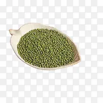 绿叶绿豆谷物