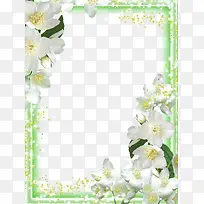 百合花相框