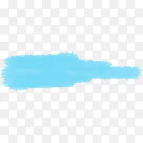 蓝色横条笔刷色块