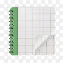 矢量日记本文具办公用品