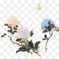 手绘花朵