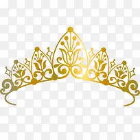 金黄色欧式皇冠图形