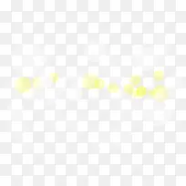黄色梦幻光芒