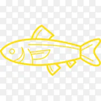 金线鱼矢量素材图