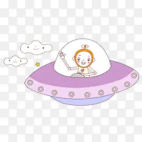 矢量外星UFO素材