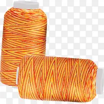 橙色针线筒