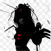 矢量黑夜神秘人