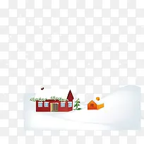雪地冬天温暖冬素材