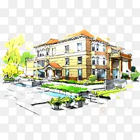 插画建筑