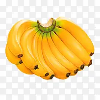 黄色香蕉香嫩可口