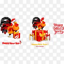 圣诞新年公鸡