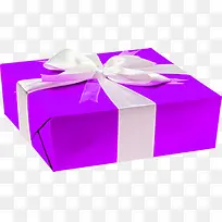 紫色礼盒圣诞元旦素材