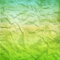 绿色褶皱纸张