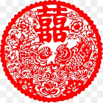 囍剪纸