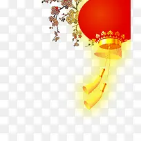 灯笼与梅花