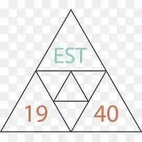三角形金字塔图案
