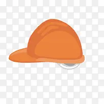 矢量橙色帽子