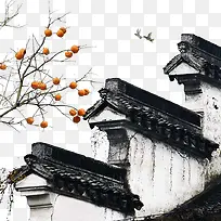 徽州特色古建筑风景照