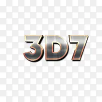 3D立体标题海报必备字体