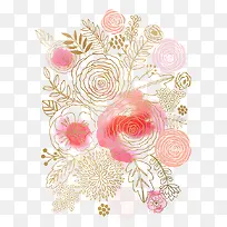 水彩花卉