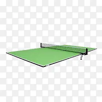 绿色打乒乓球的桌子