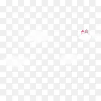 卡通白云