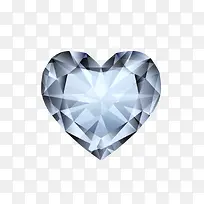 心形钻石设计矢量图