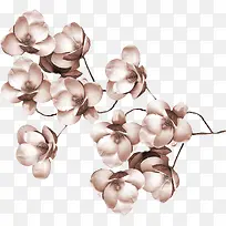 布艺插花梅花素材