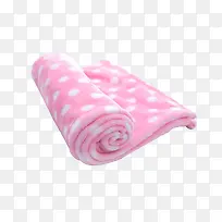 粉色毛毯