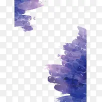 矢量紫色花纹