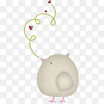 手绘卡通可爱小鸡仔