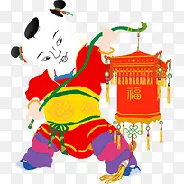 中国传统喜庆春节矢量素材